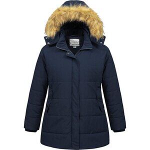 Women's Plus Size Winter Coat Waterproof Long Puffer Jacket